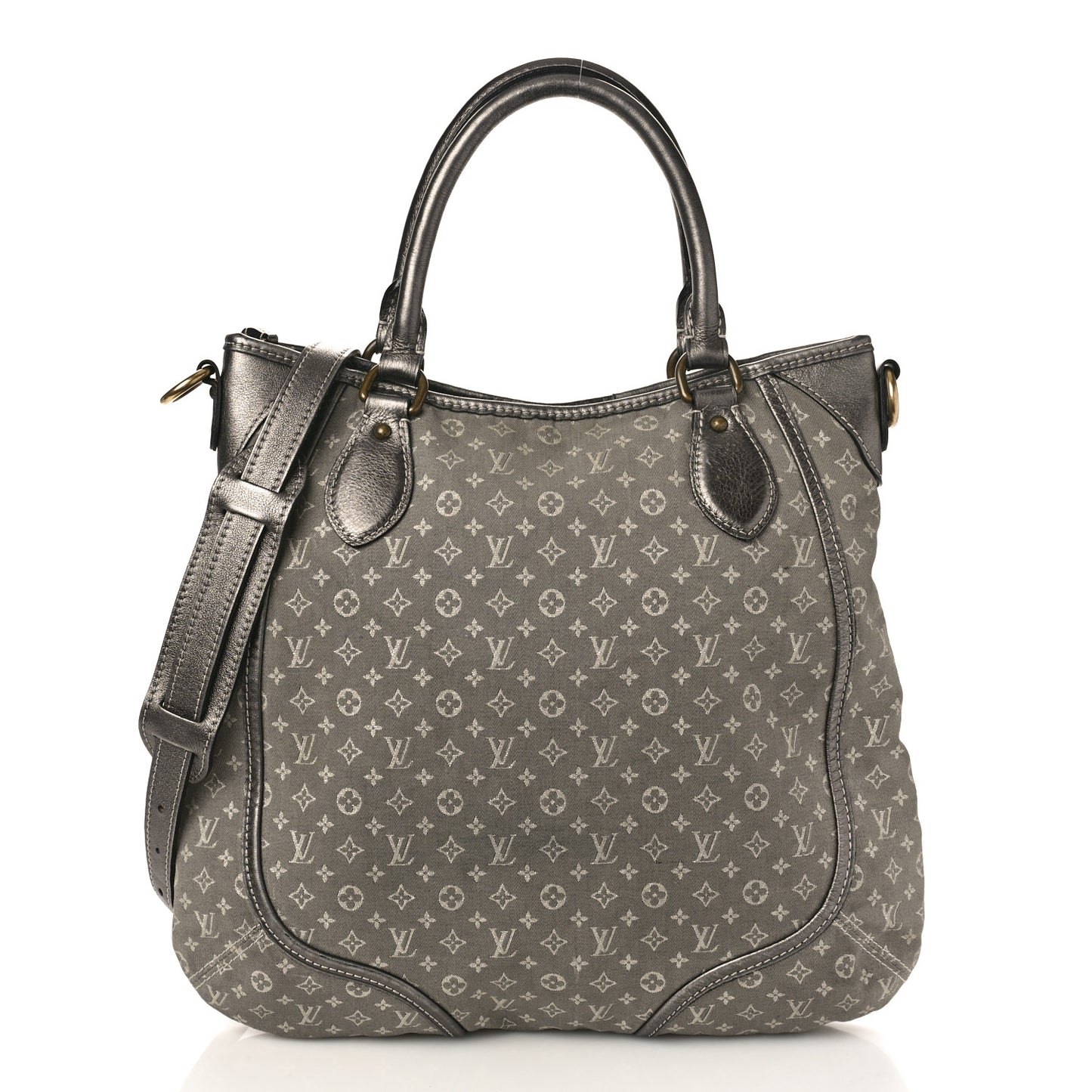 Mini Lin Monogram Besace Angele Platine