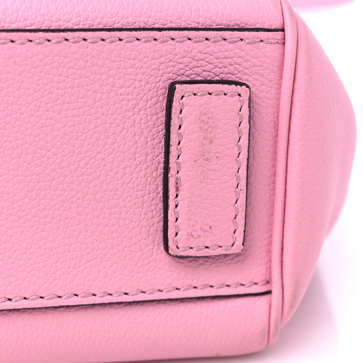 Versace Grained Calfskin Small La Medusa Chain Tote Pink 13 of 14