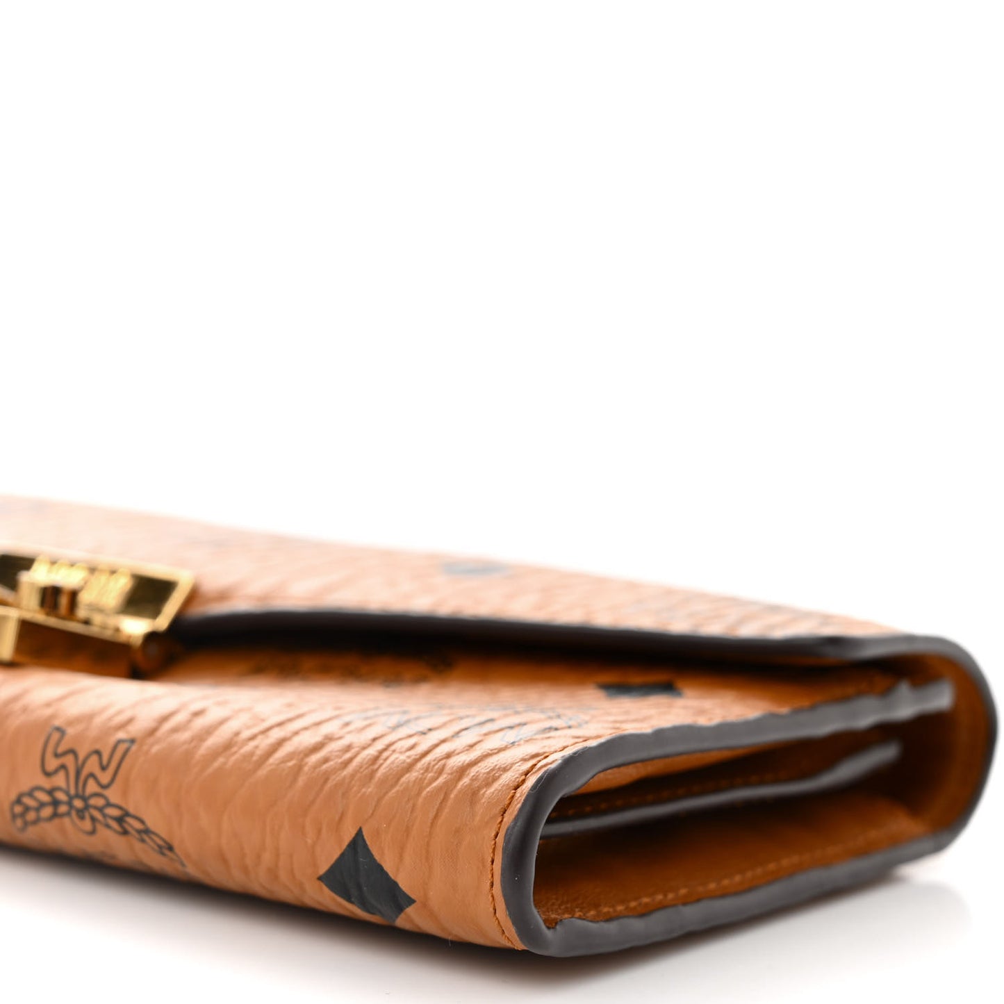 Visetos Large Patricia Wallet On Chain Cognac