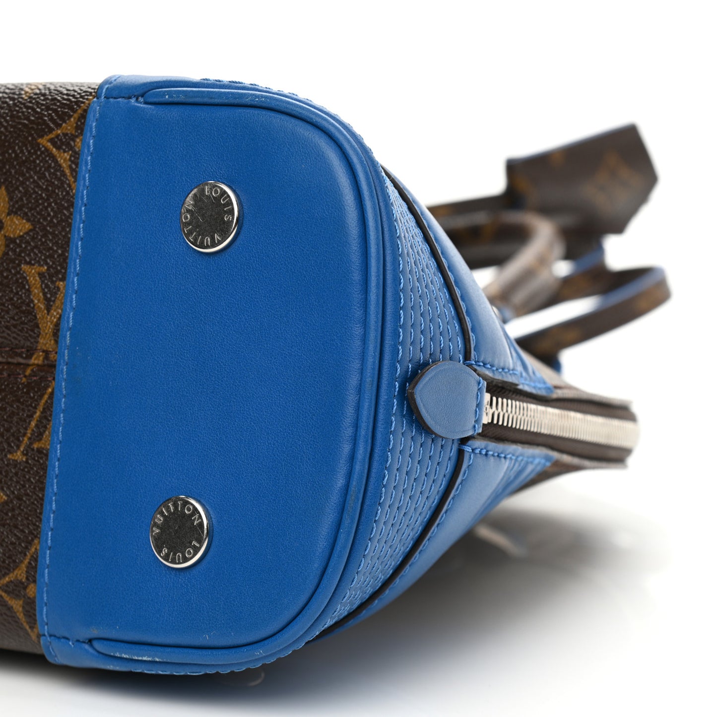 Monogram Shine Alma PM Blue Royal