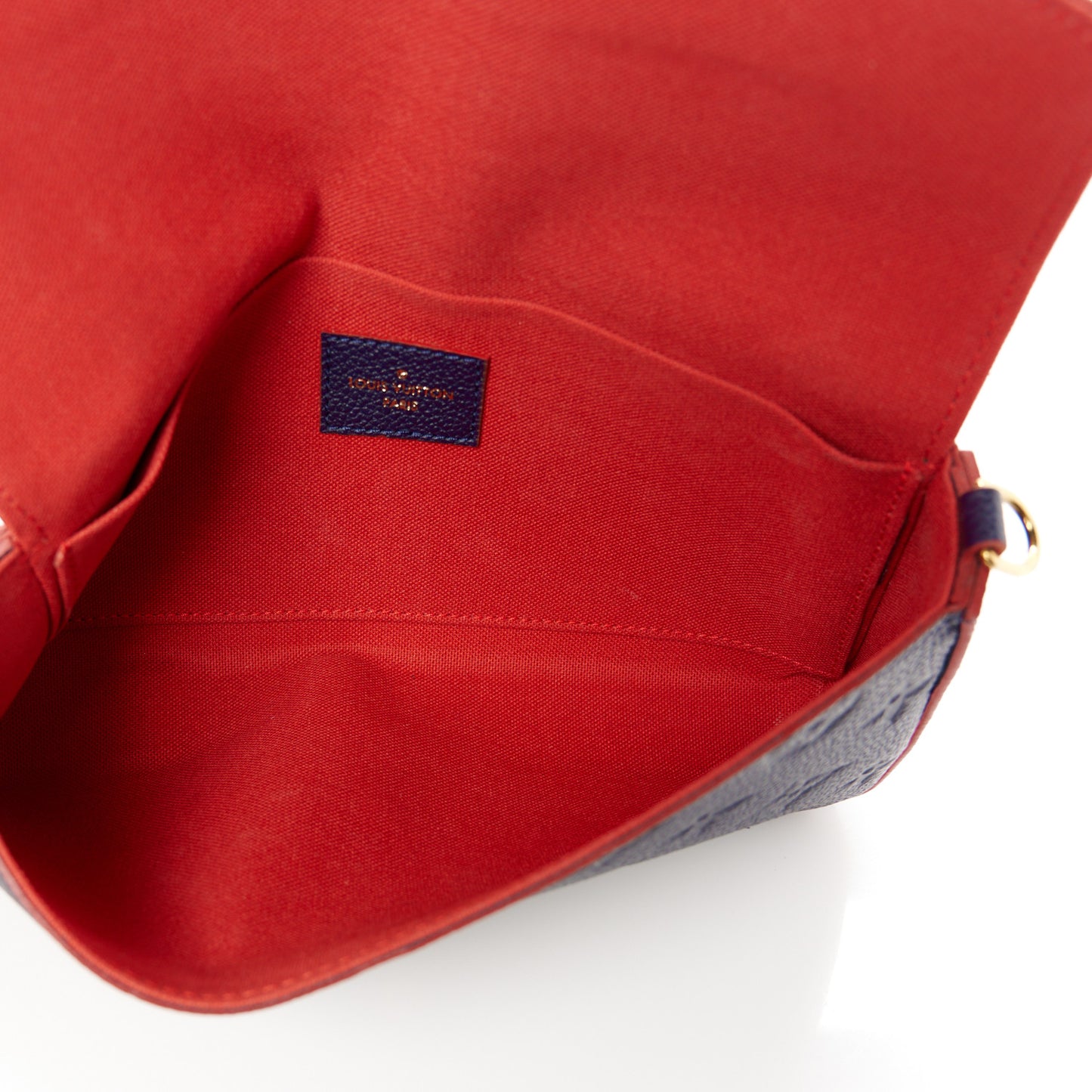 Empreinte Pochette Felicie Chain Wallet Marine Rouge