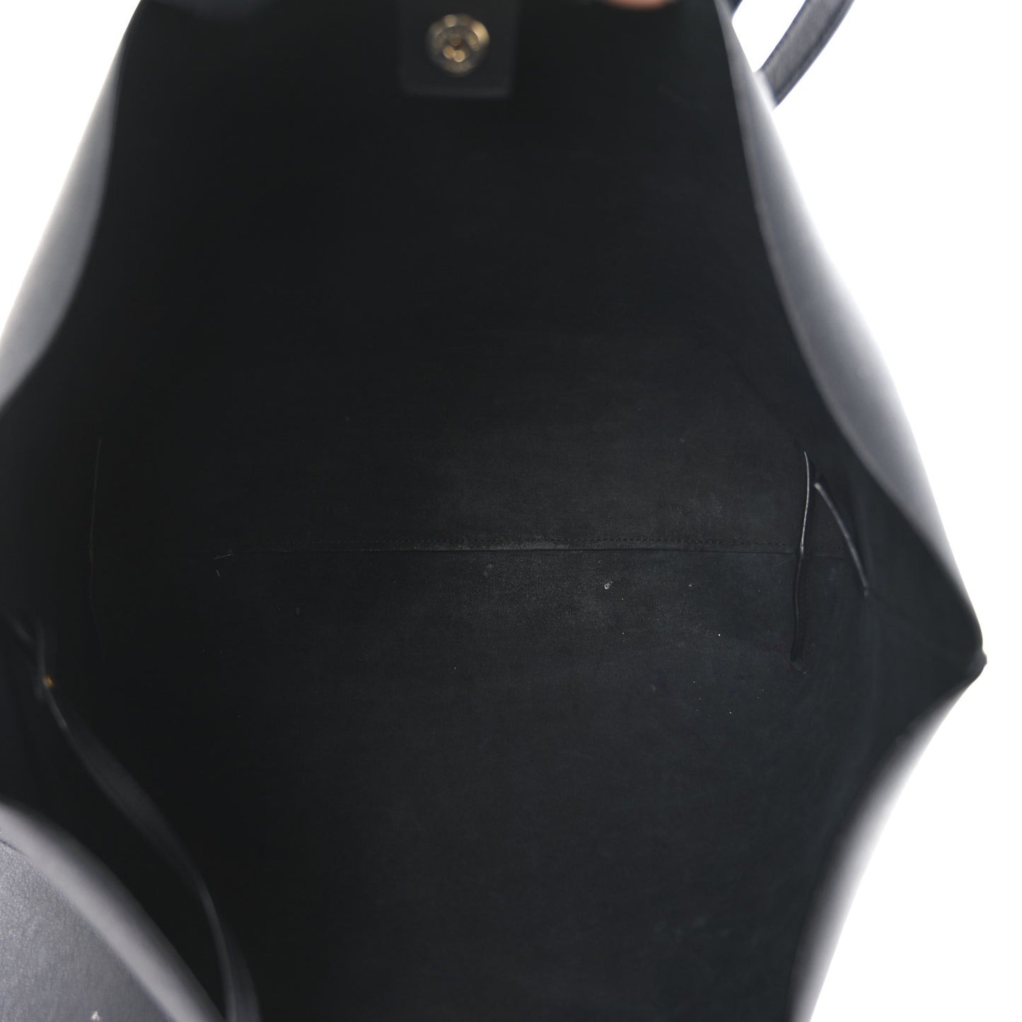 Calfskin Large Shopping Tote Black