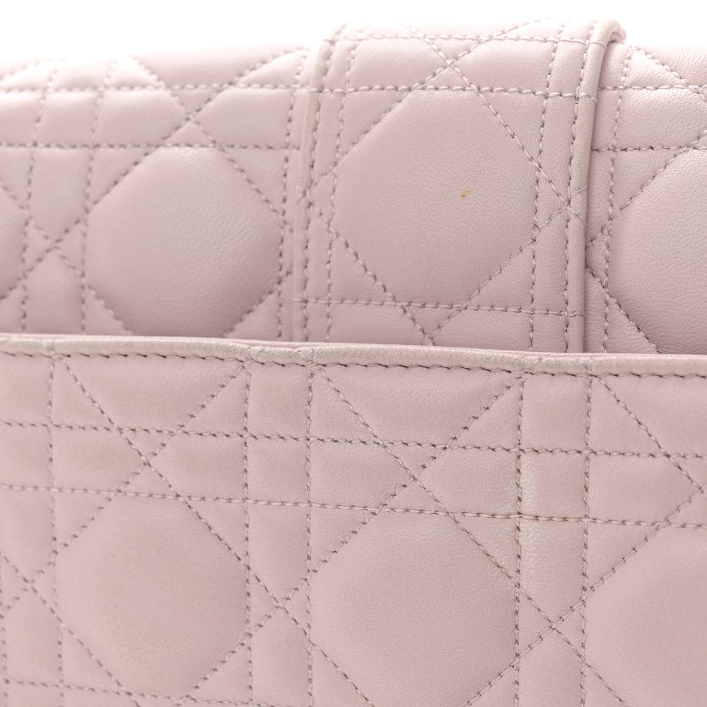 Lambskin Cannage Medium Miss Dior Flap Light Pink
