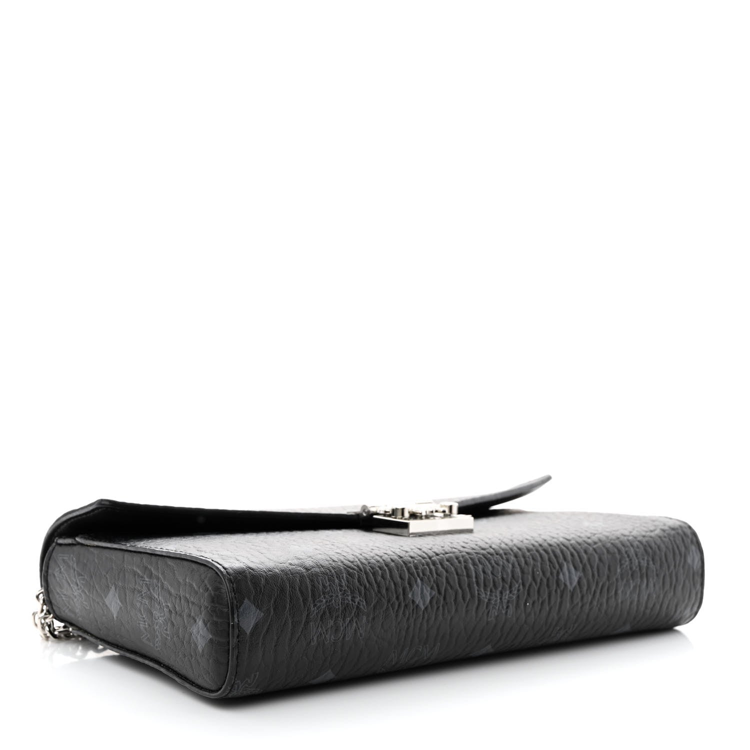 MCM Visetos Medium Tracy Crossbody Bag Black 4 of 10