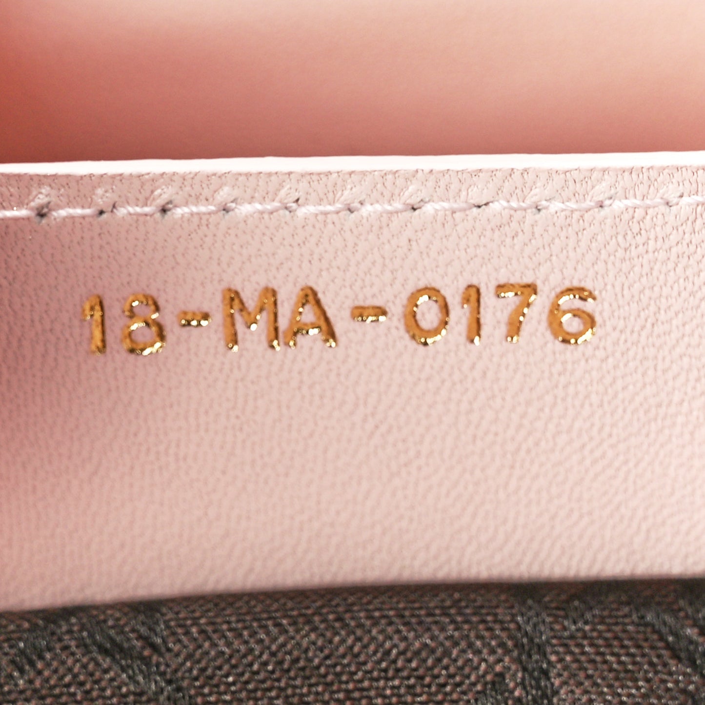 Lambskin Cannage Medium Lady Dior Light Pink