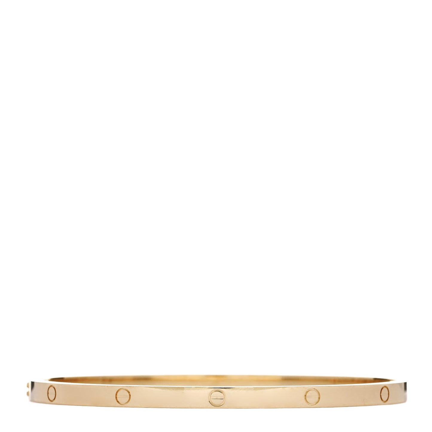 18K Yellow Gold Small LOVE Bracelet 19