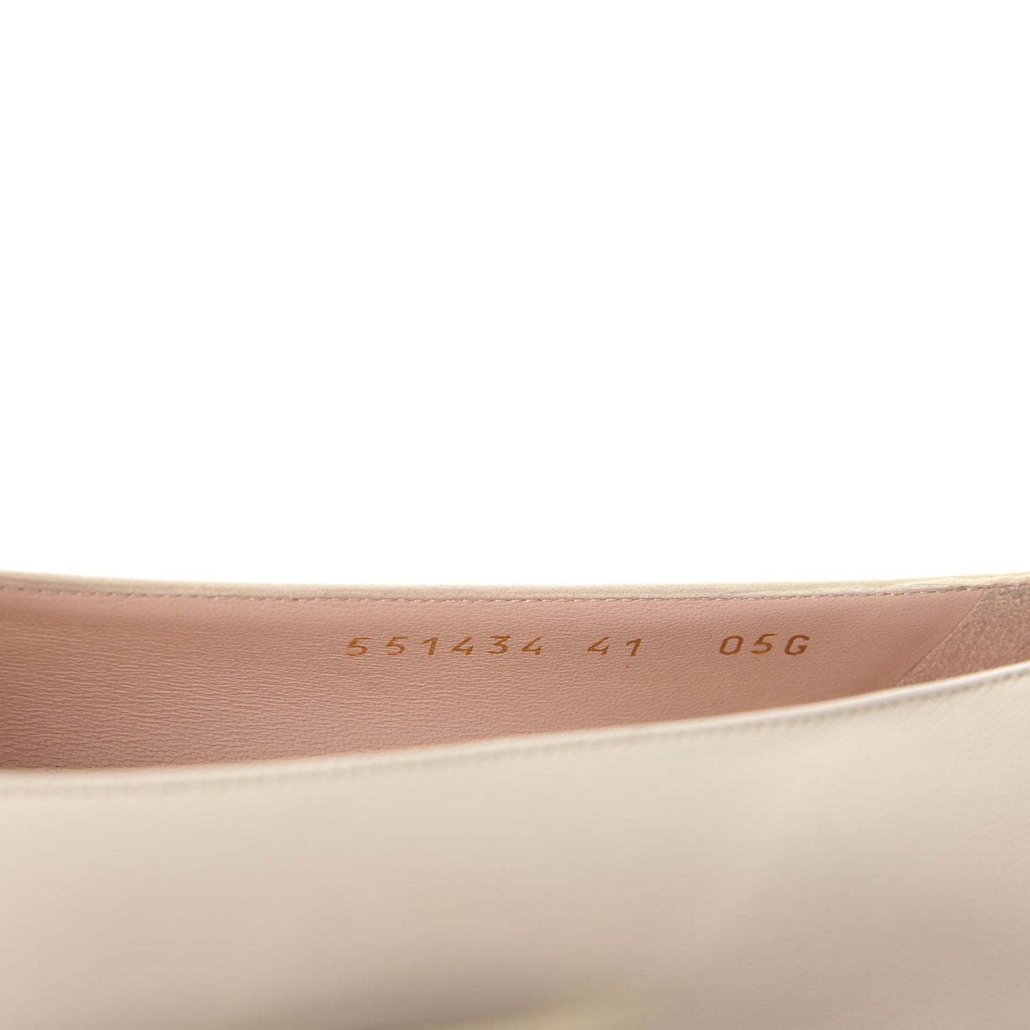 Malaga Kid Crystal Square G Madelyn Ballet Flats 41 Vintage White