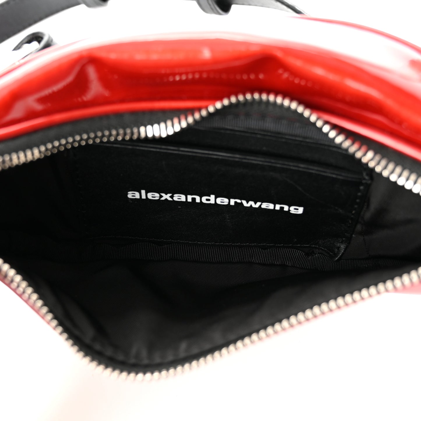 Patent Attica Mini Belt Bag Red