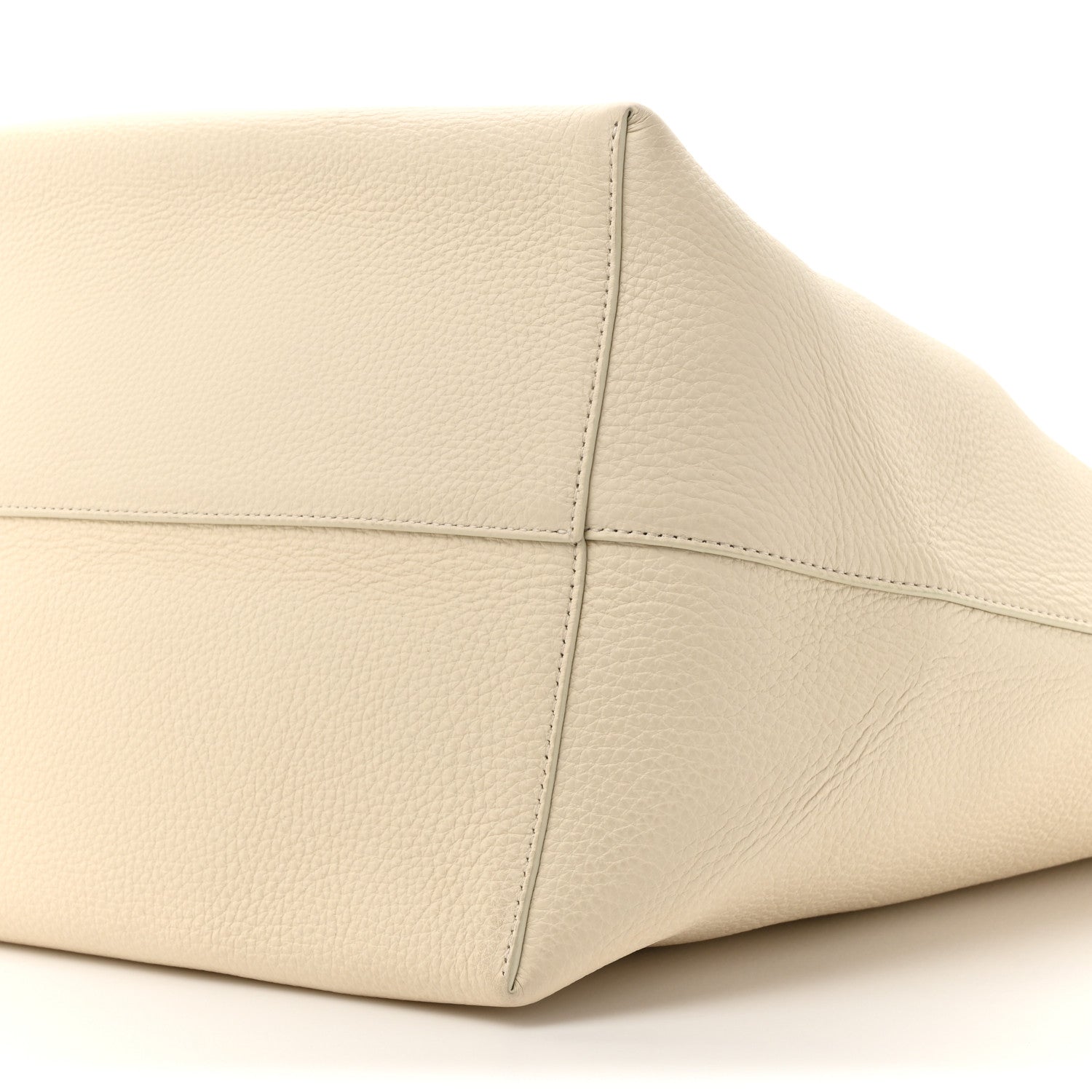 The Row Grained Calfskin Large N/S Park Tote Ivory 8 of 14