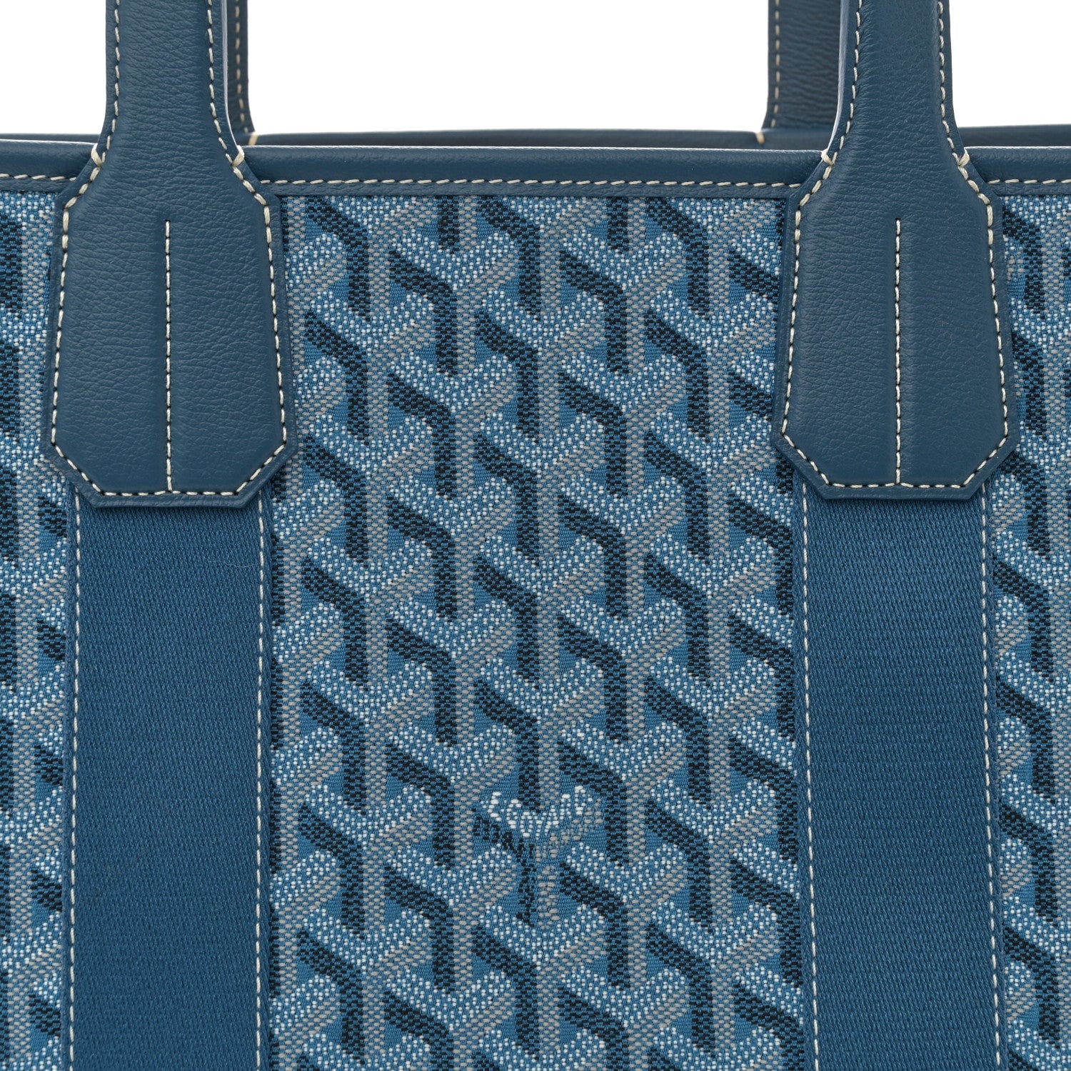 Goyard Goyardine Villette PM Tote Ocean Blue 8 of 10