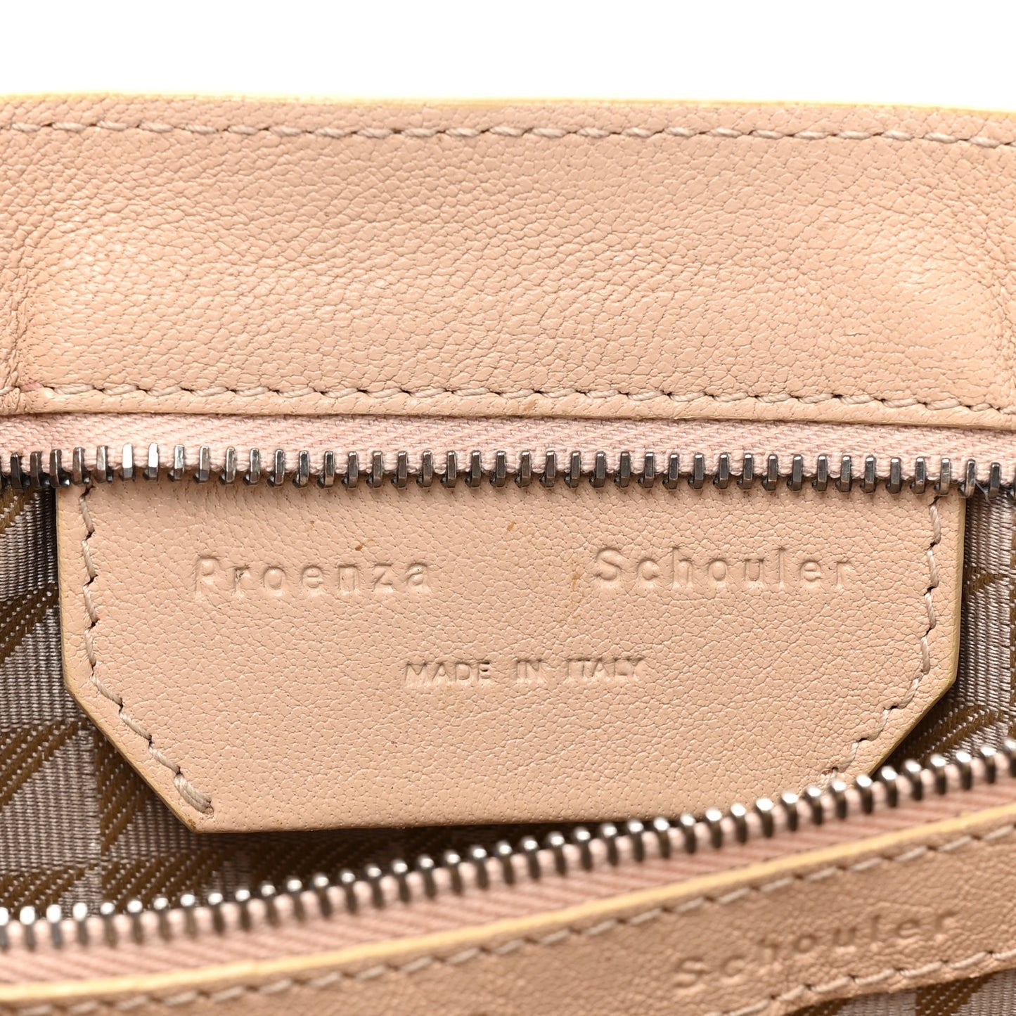 Lambskin Medium PS1 Satchel Nude