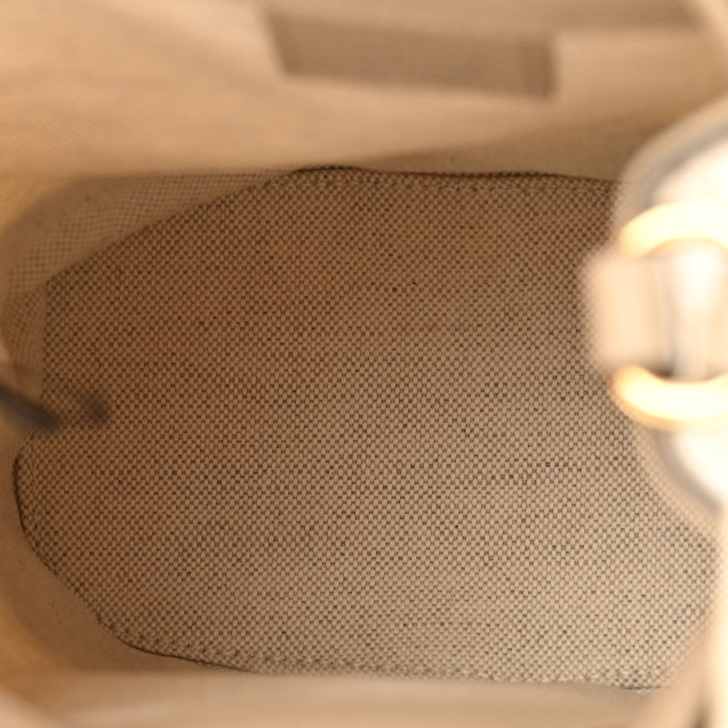GG Supreme Monogram Textured Calfskin Web Mini Ophidia Bucket Bag Beige Mystic White Oatmeal