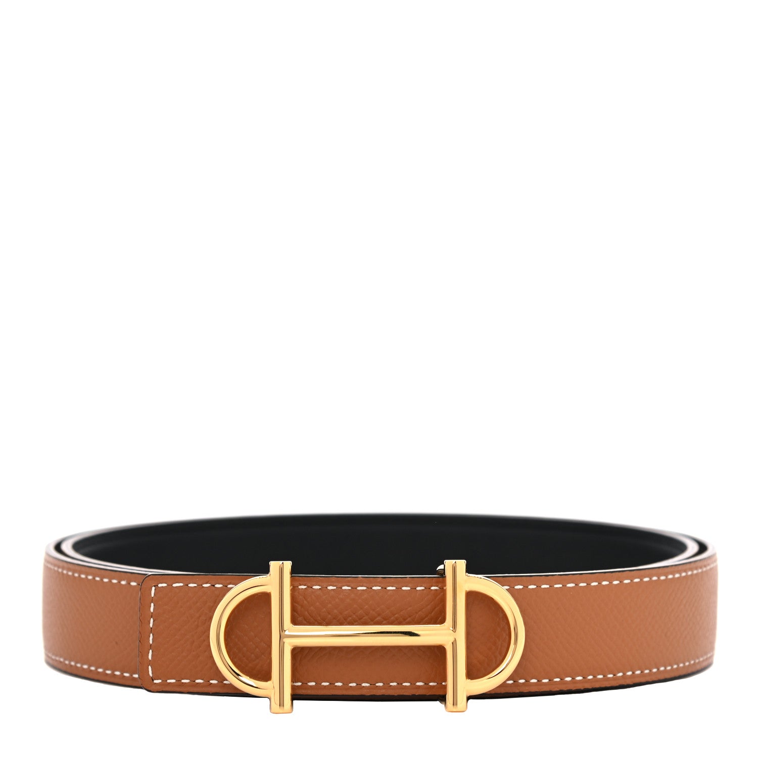 Hermes Swift Epsom 24mm Gamma Belt 80 Black Gold 946361 – FASHIONPHILE