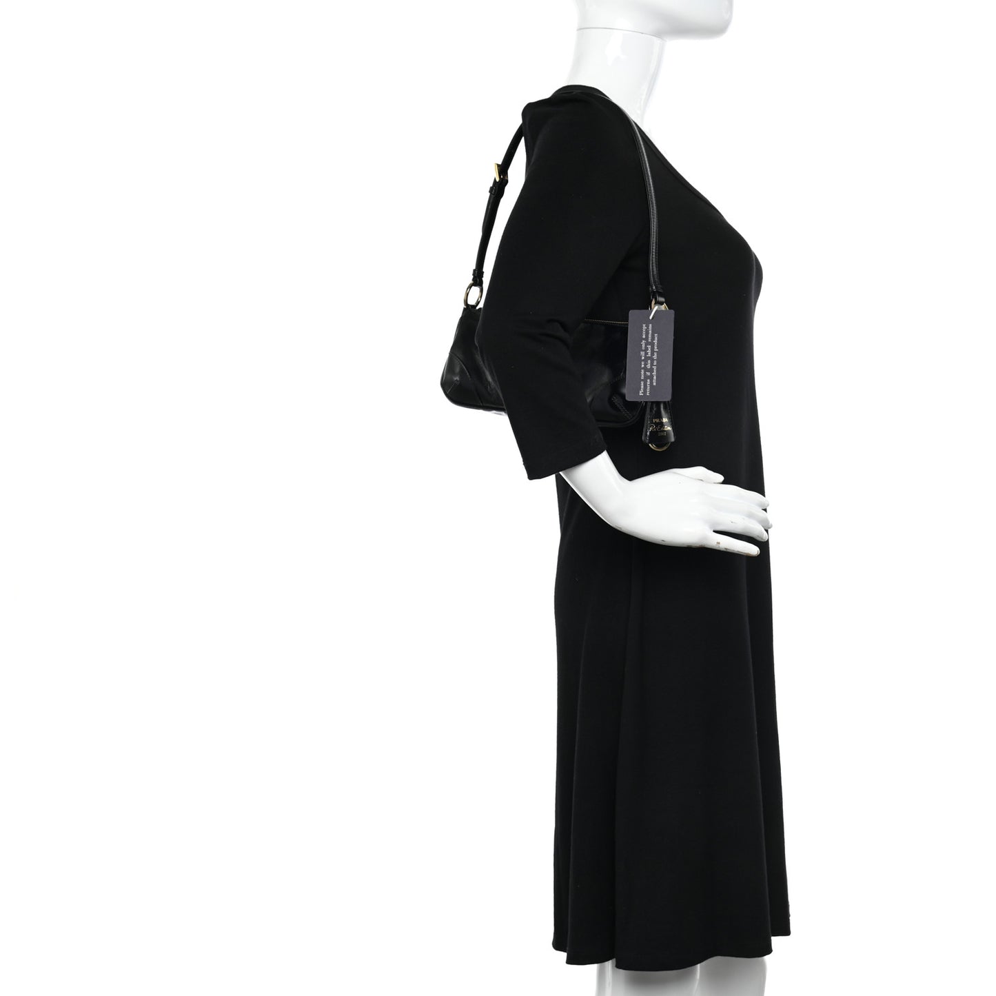 Soft Lux Calfskin Re-Edition 2002 Shoulder Bag Black