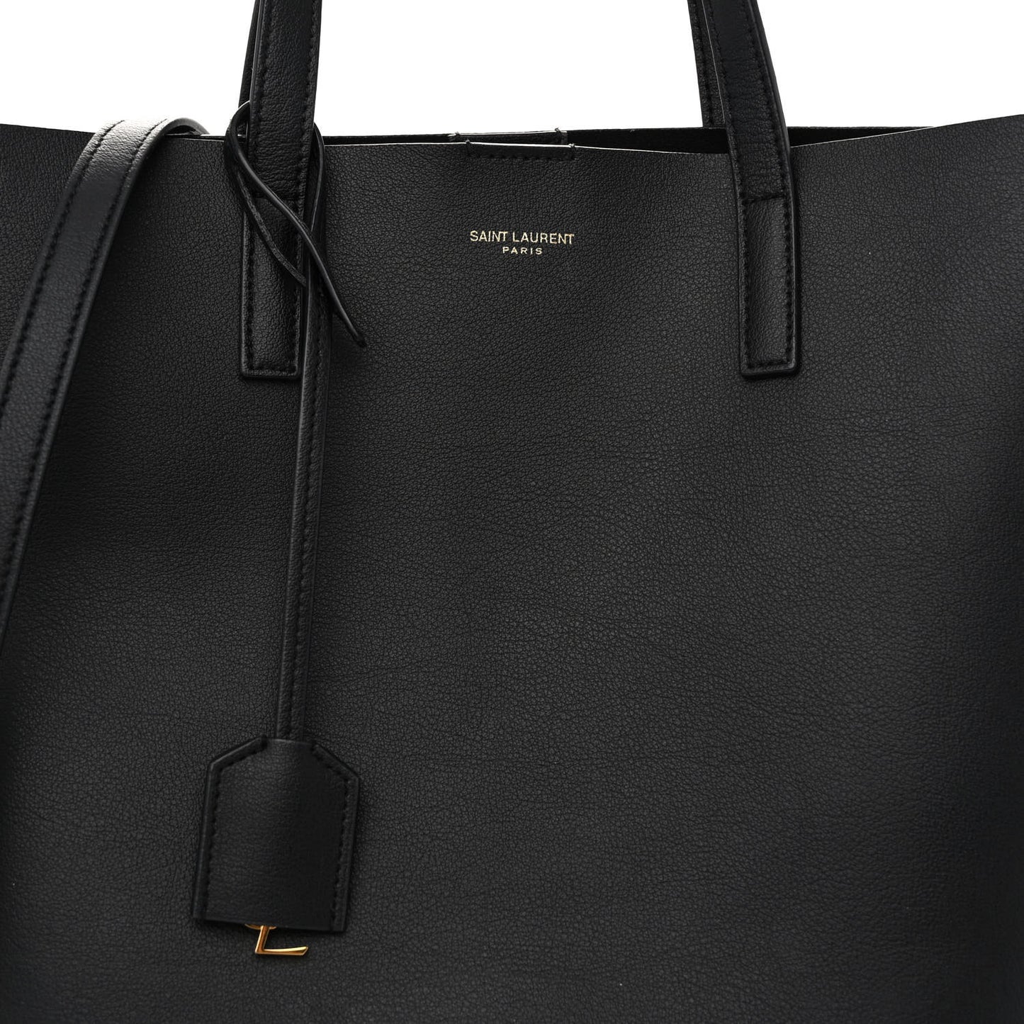 Calfskin Toy Shopping Tote Black