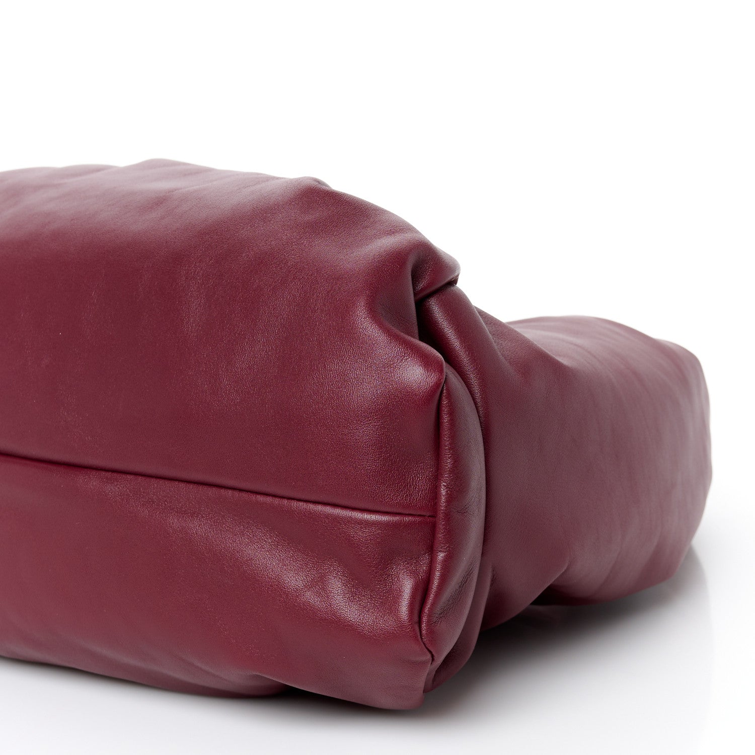 Bottega Veneta Smooth Butter Calfskin Small The Shoulder Pouch Dark Red 10 of 10