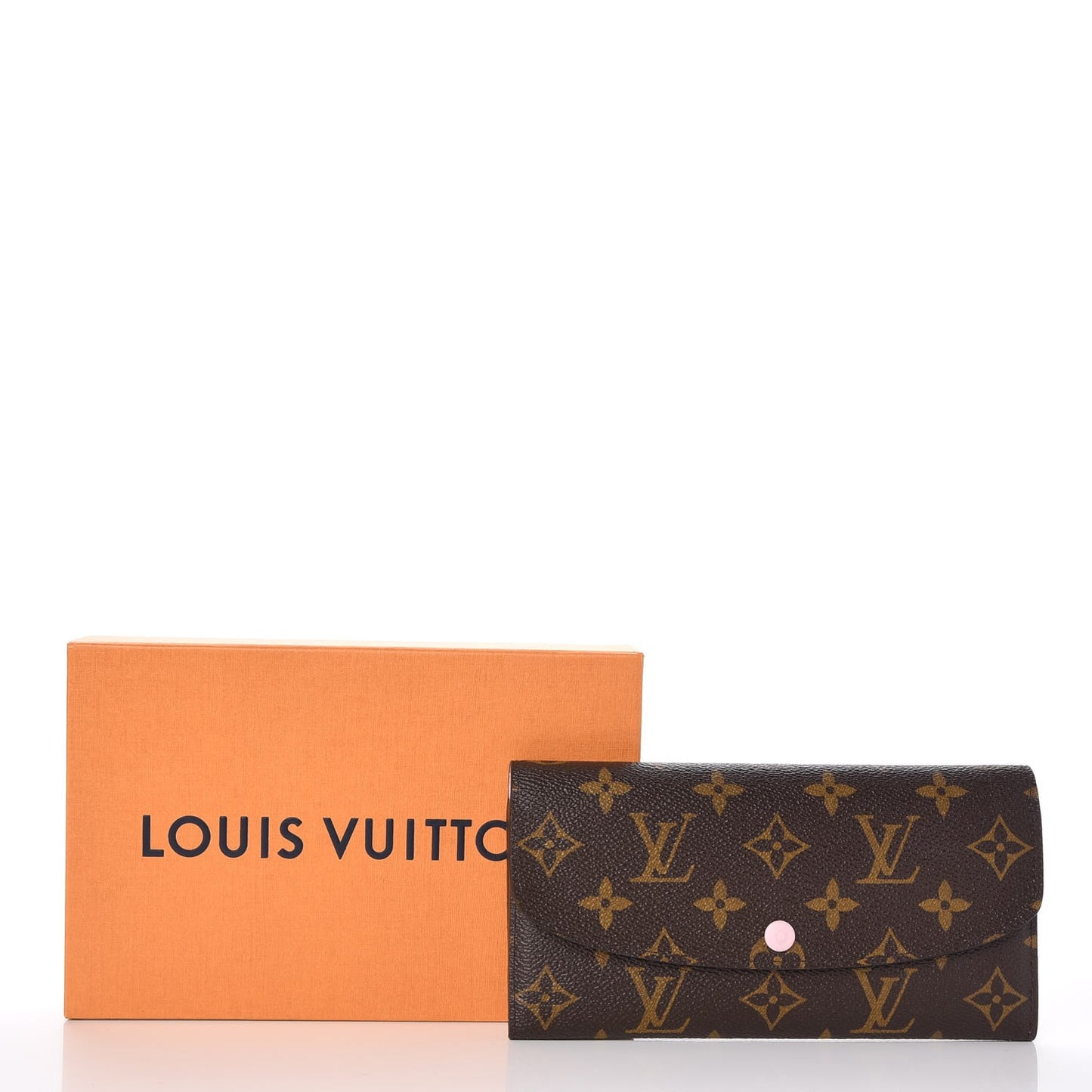 Monogram Emilie Wallet Rose Ballerine