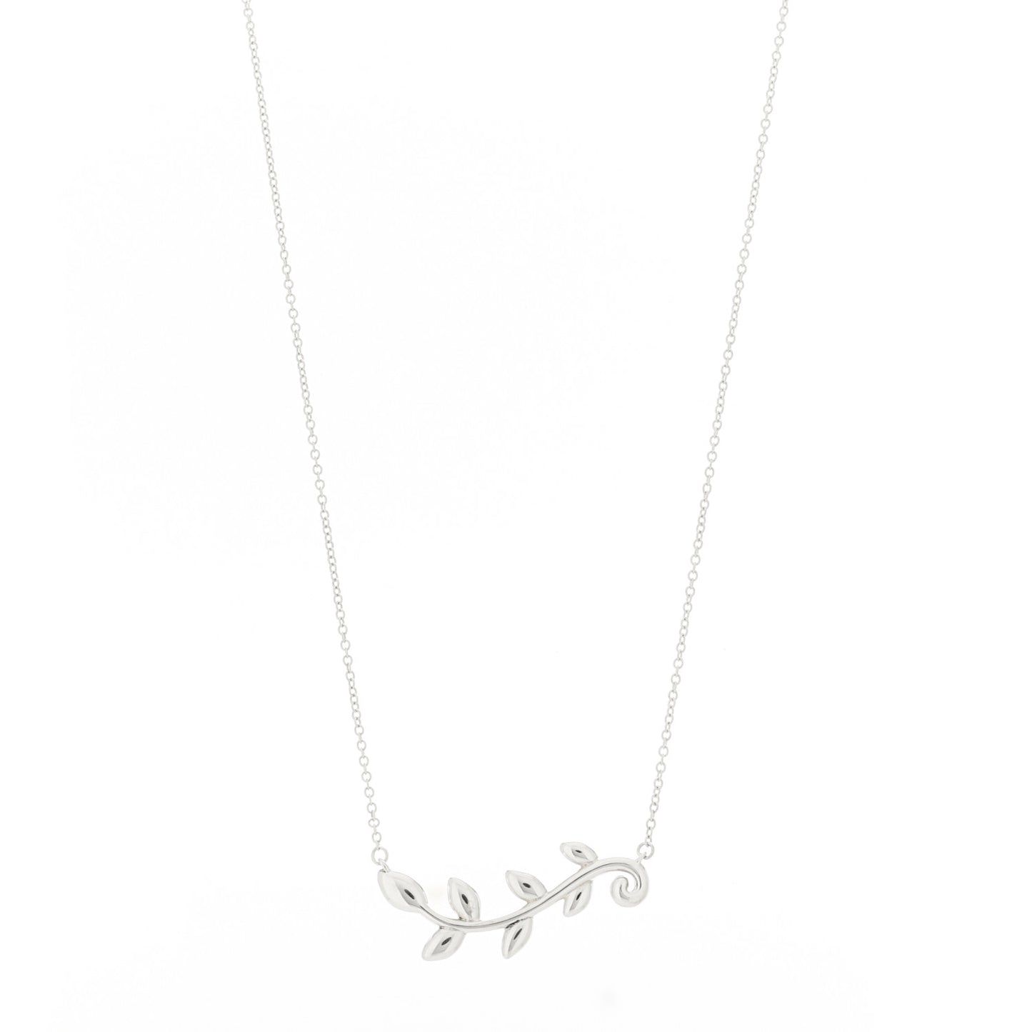 Sterling Silver Paloma Picasso Olive Leaf Vine Pendant Necklace