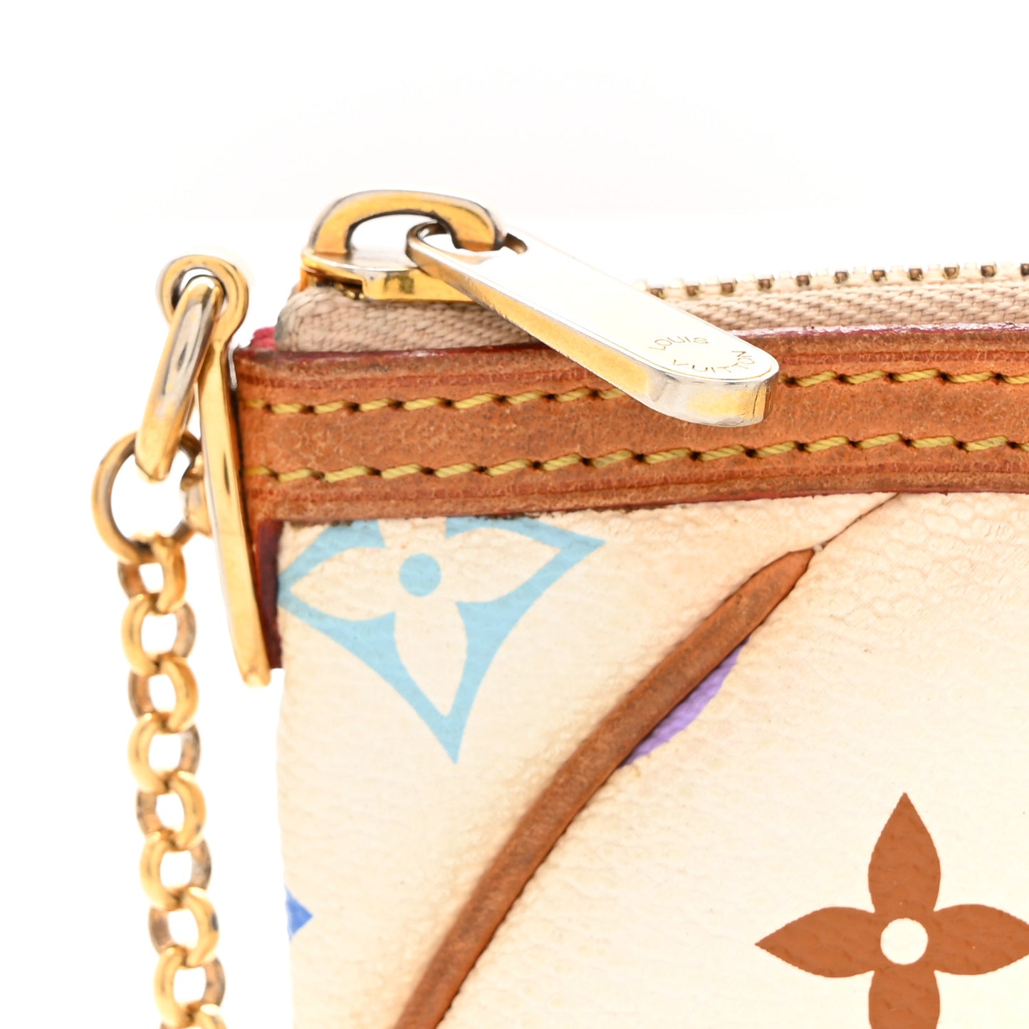Monogram Multicolor Pochette Milla MM White