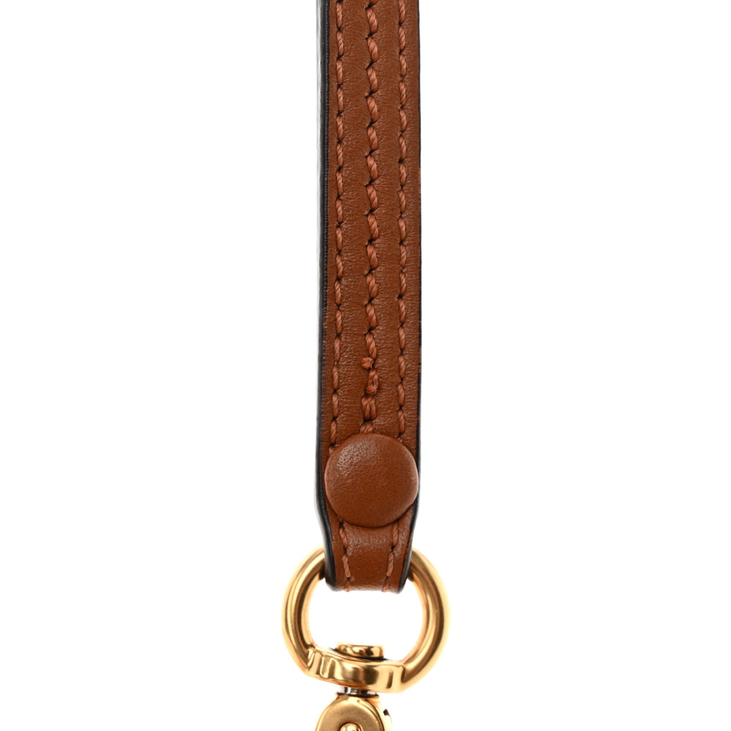 Spazzolato Sfumato Small Nile Bracelet Bag Caramel
