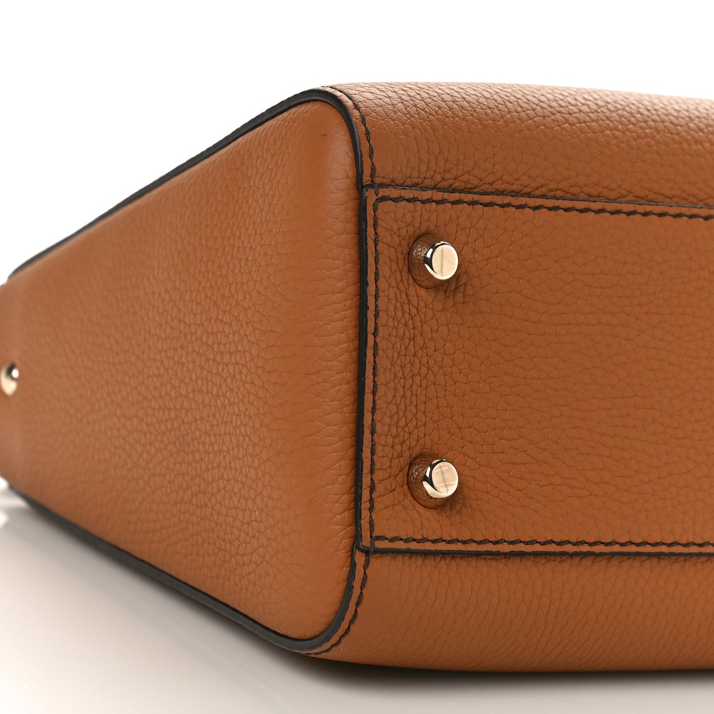 Bullcalf Medium Lady D-Sire Tote Dark Brandy