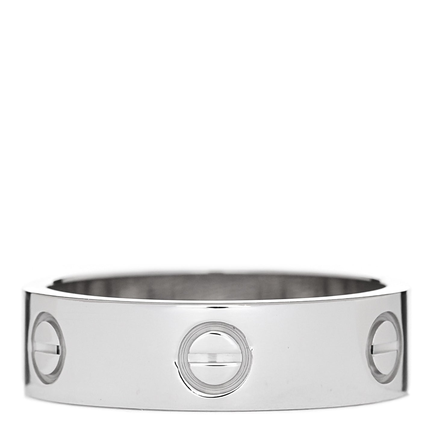 18K White Gold 5.5mm LOVE Ring 59 8.75