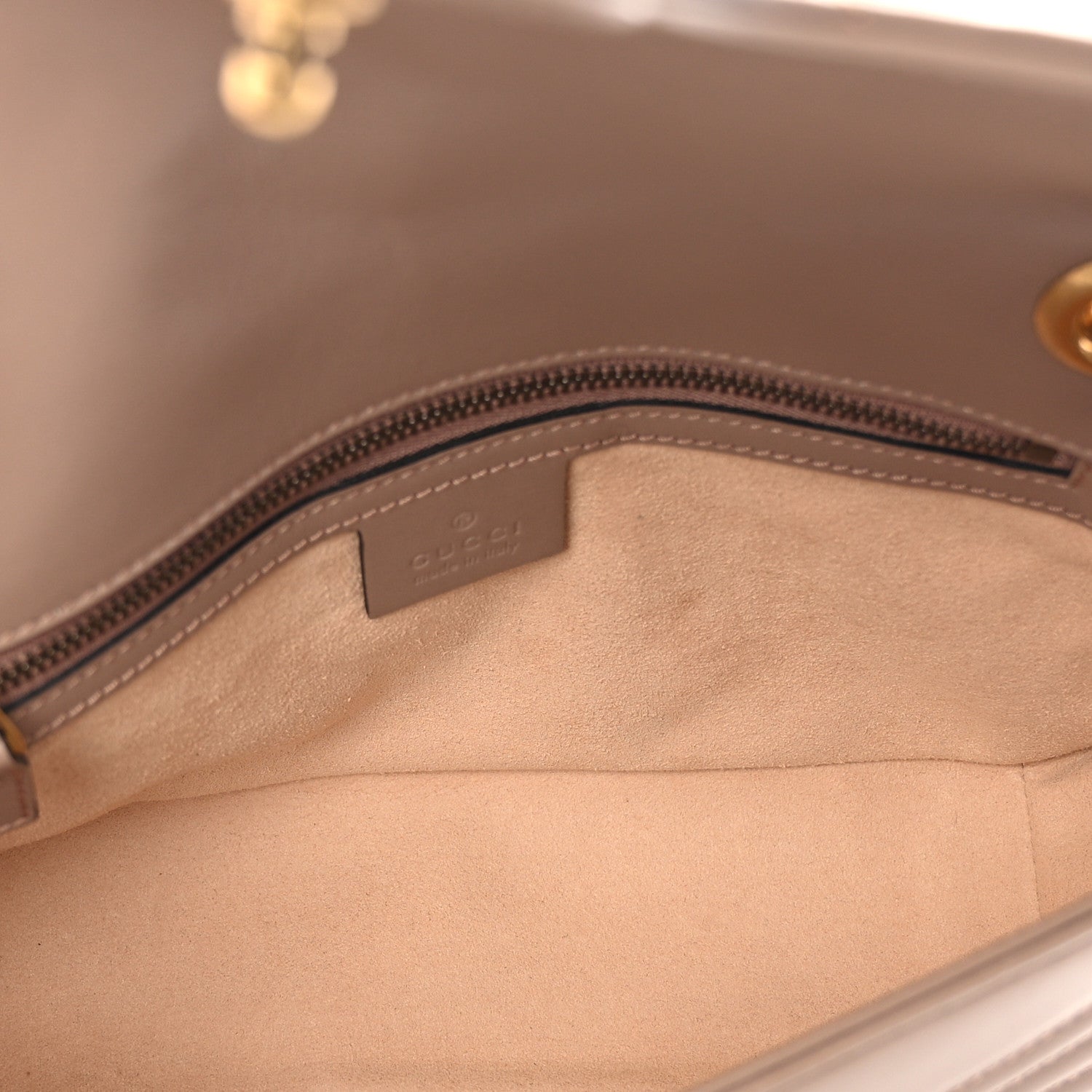 Gucci Calfskin Matelasse Small GG Marmont Shoulder Bag Porcelain Rose 5 of 11