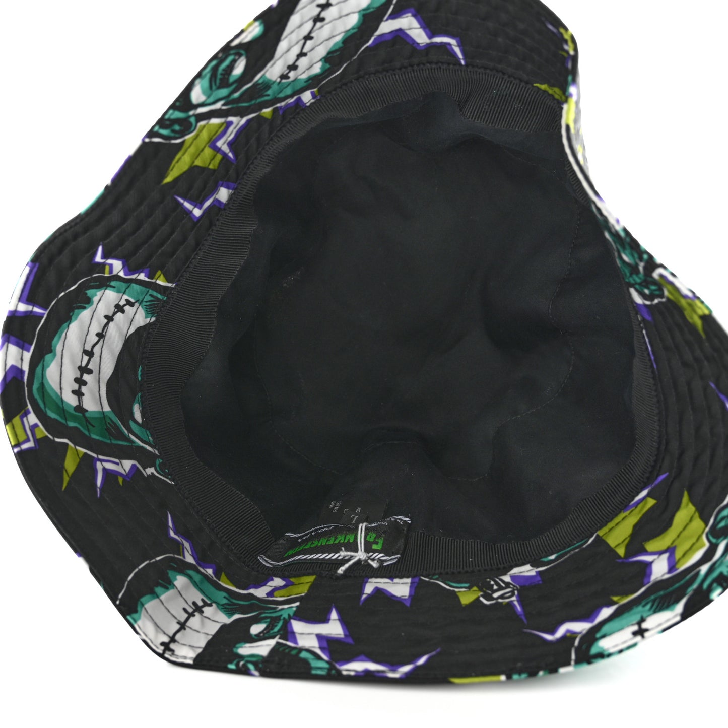 X UNIVERSAL STUDIOS Nylon Frankenstein Print Bucket Hat L Black