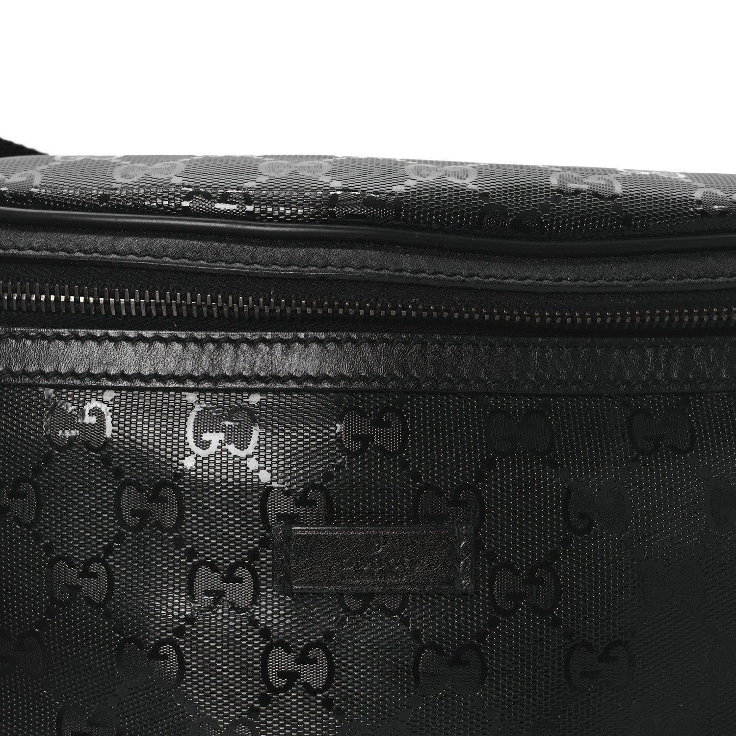 Gucci Imprime Monogram Belt Bag Black 8 of 10