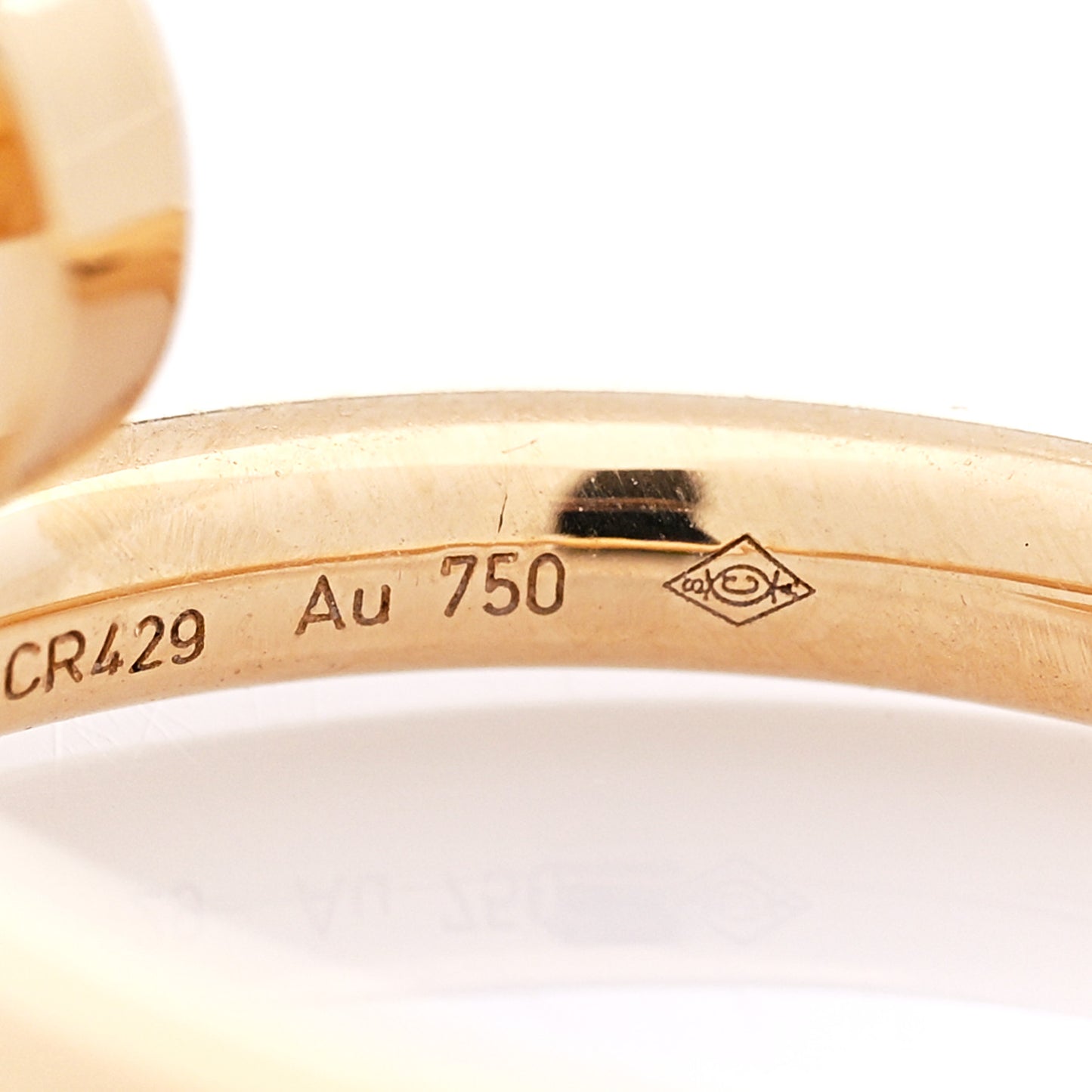18K Yellow Gold Juste Un Clou Ring 54 6.75