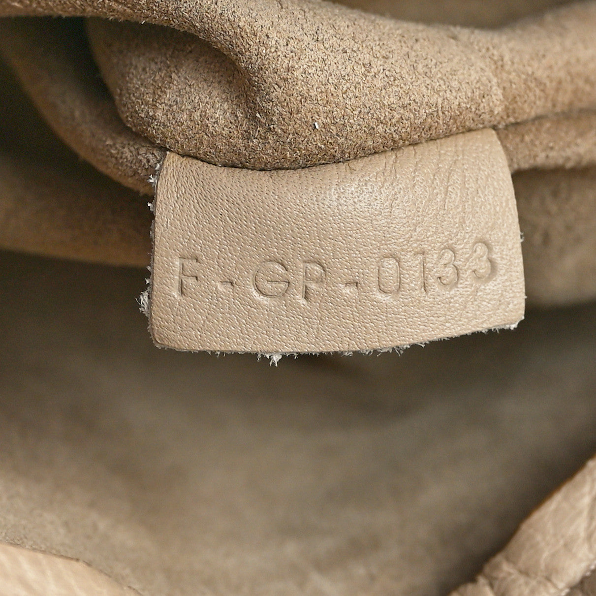 Supple Calfskin Medium Phantom Luggage Beige