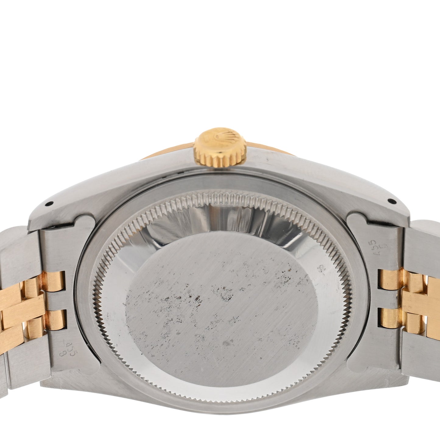 Stainless Steel 18K Yellow Gold 36mm Oyster Perpetual Datejust Watch Champagne 16233