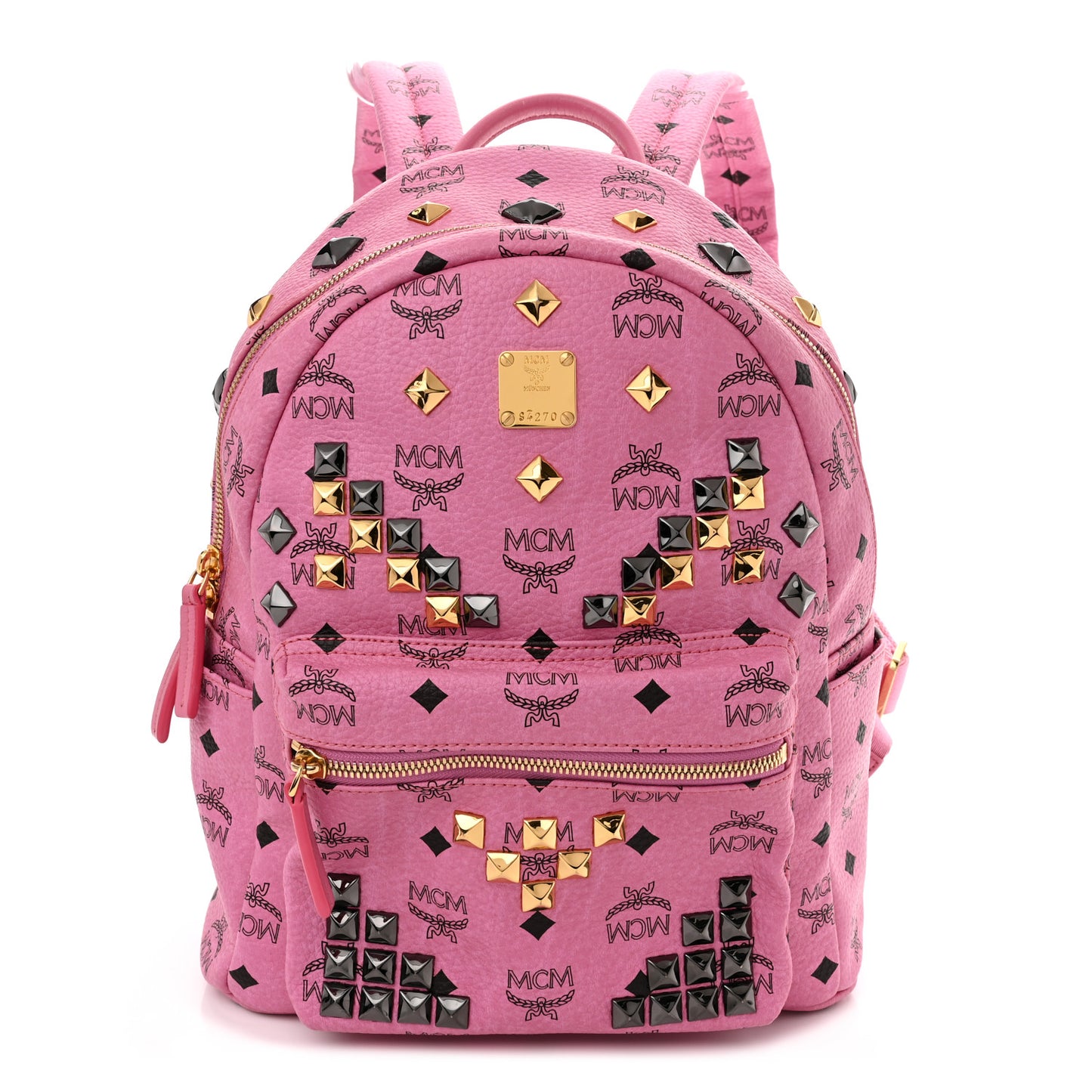 Visetos Studded Small Stark M Backpack Pink