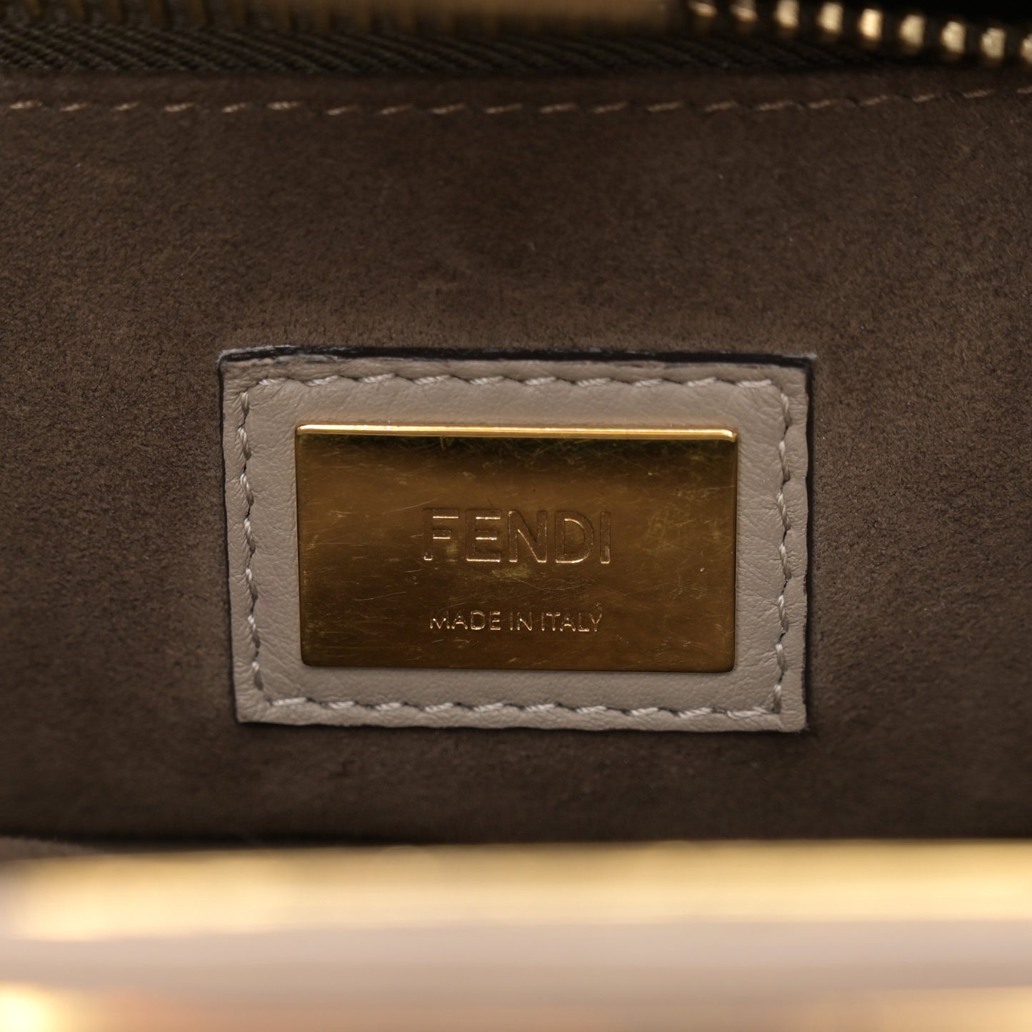 Vitello Seta Plexiglass Tortoise Medium Peekaboo Iconic Satchel Tortora