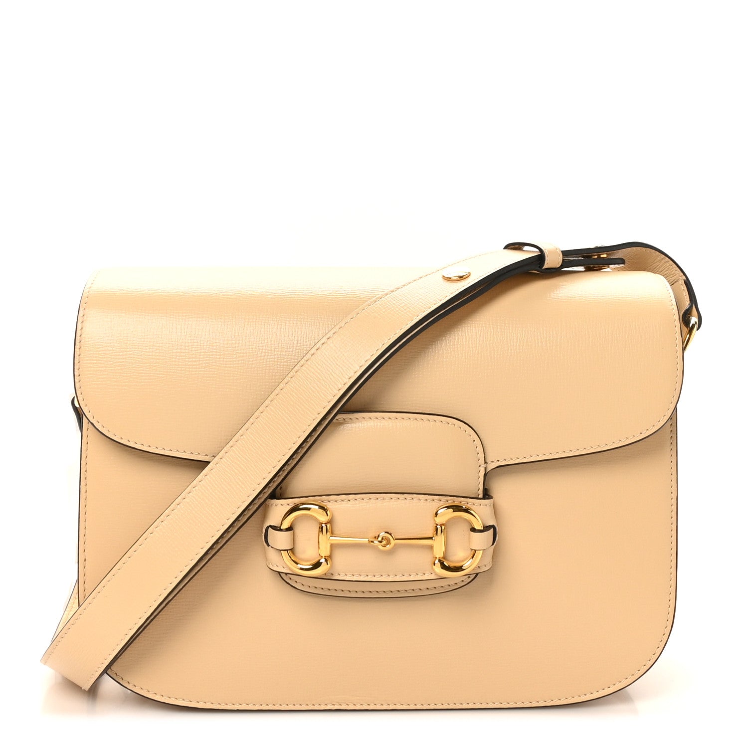 Gucci Azalea Calfskin Horsebit 1955 Shoulder Bag Bubble Tea