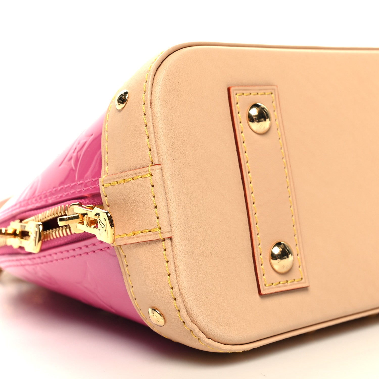 Louis Vuitton Vernis Alma BB Neon Pink 8 of 10