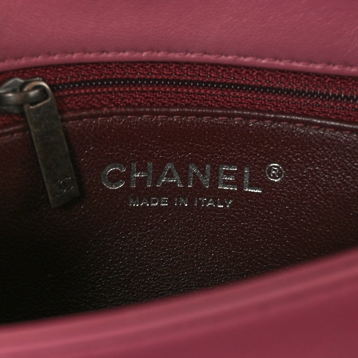 Lambskin Quilted Small Trendy CC Flap Dual Handle Bag Purple