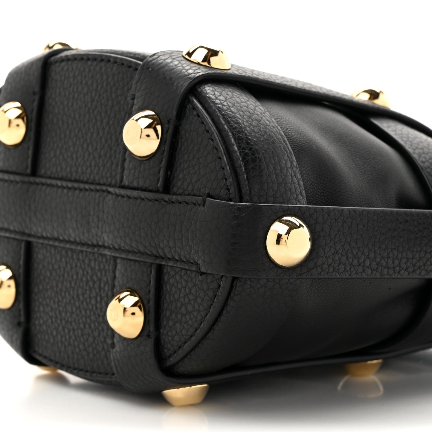 Calfskin Small Cage Bag Black