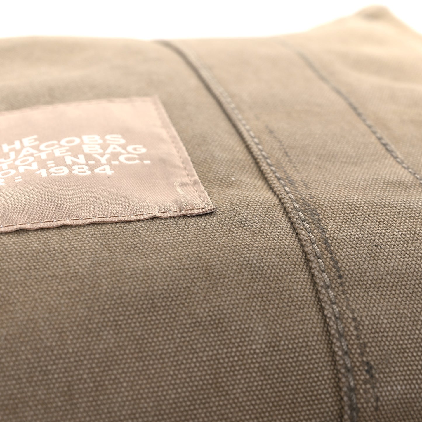 Canvas Large Summer Tote Bag Slate Green
