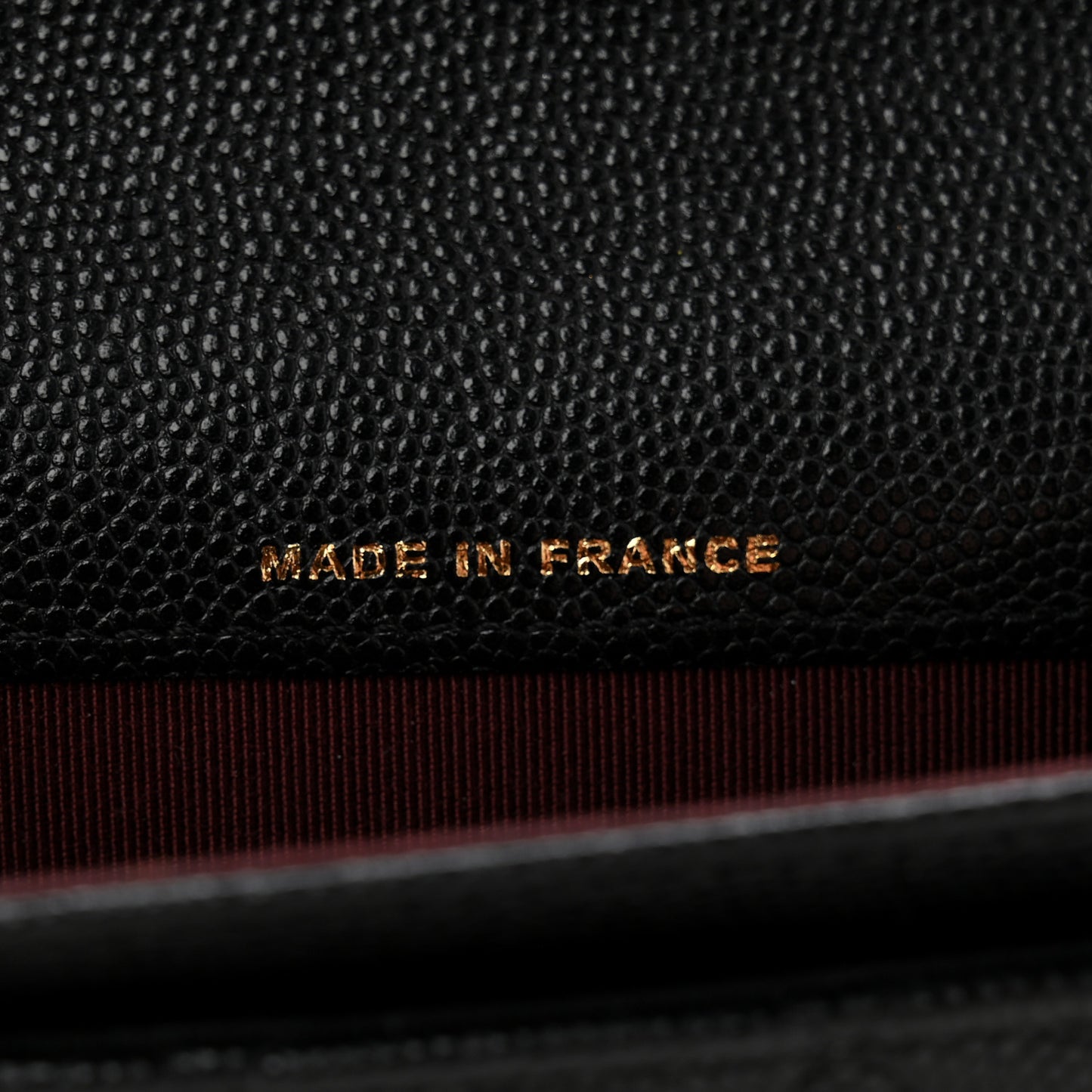 Caviar Quilted Flap Card Holder Wallet Black