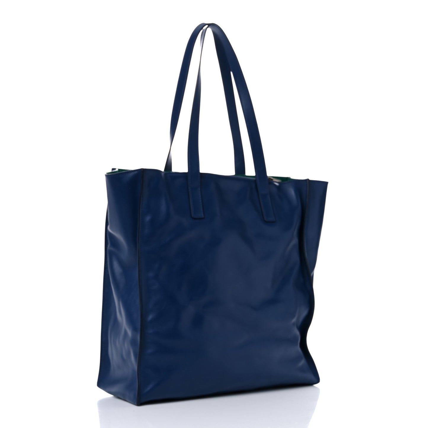 Soft Calf Reversible Tote Bluette Assenzio