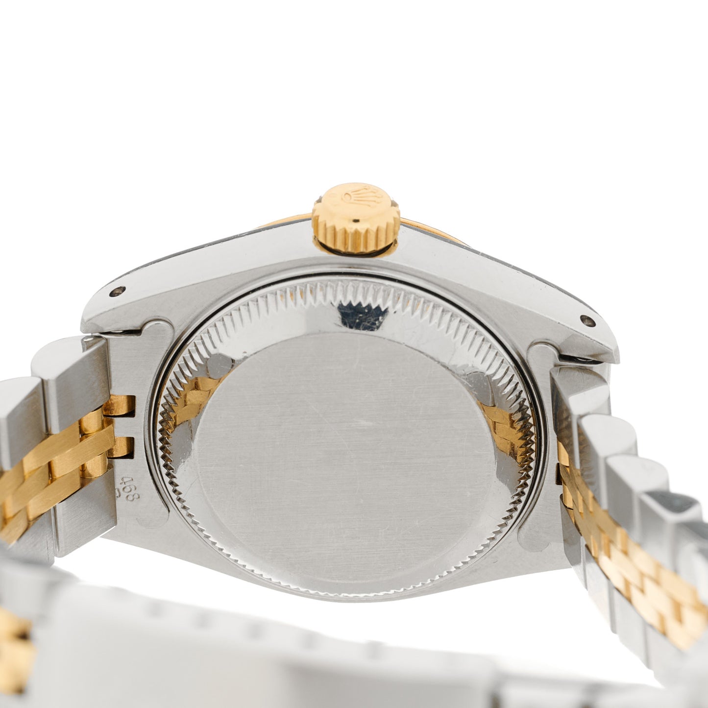 Stainless Steel 18K Yellow Gold Diamond 26mm Oyster Perpetual Datejust Watch Silver 69173