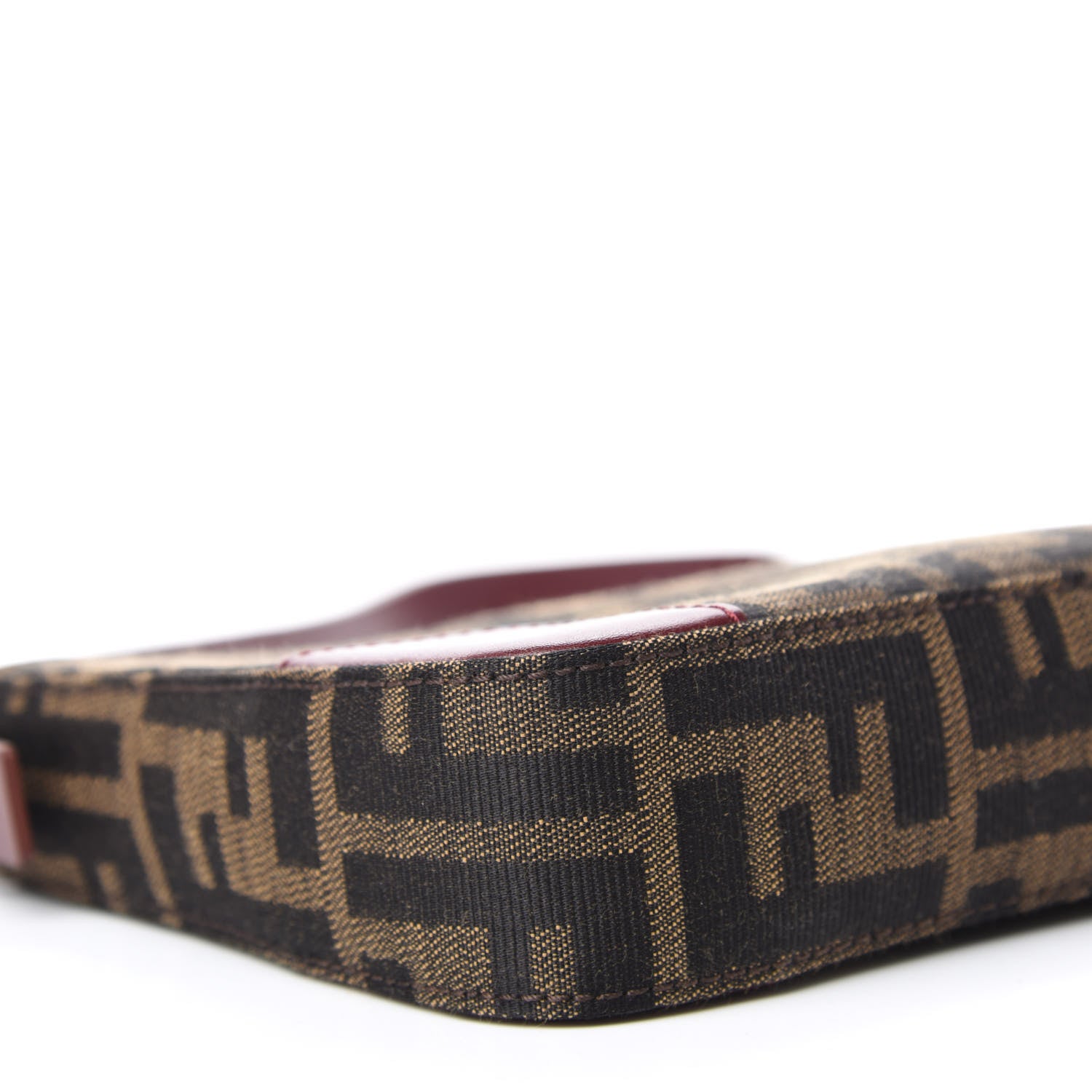 Fendi Zucca Pochette Tobacco Red 6 of 11