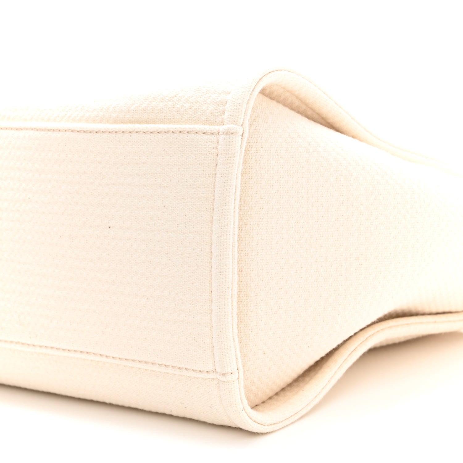 Chanel Mixed Fibers Small Deauville Tote White 11 of 11