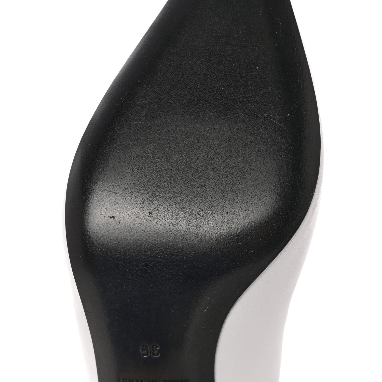 Balenciaga Soft Nappa Square Knife 80mm Pumps 36 White 10 of 17