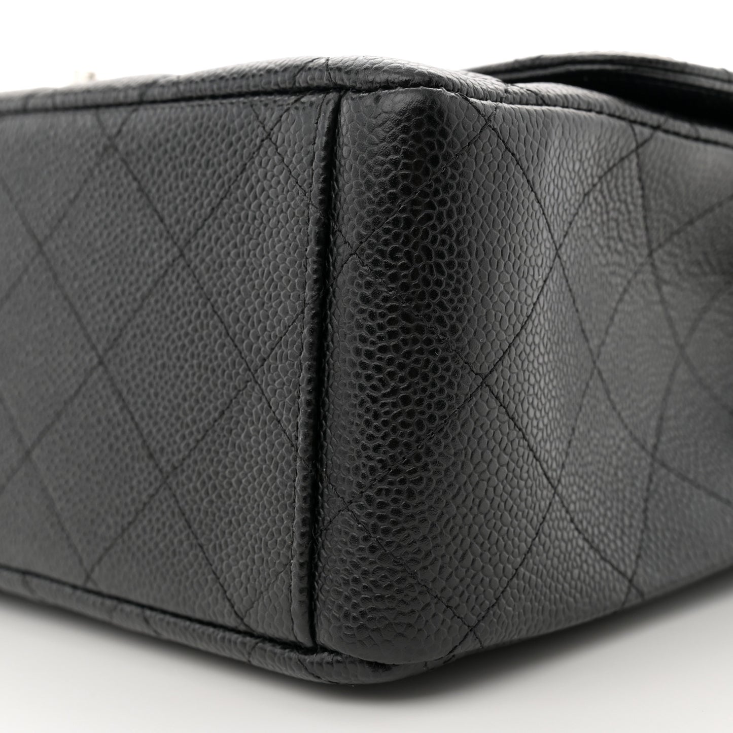 Caviar Quilted Maxi Double Flap Black