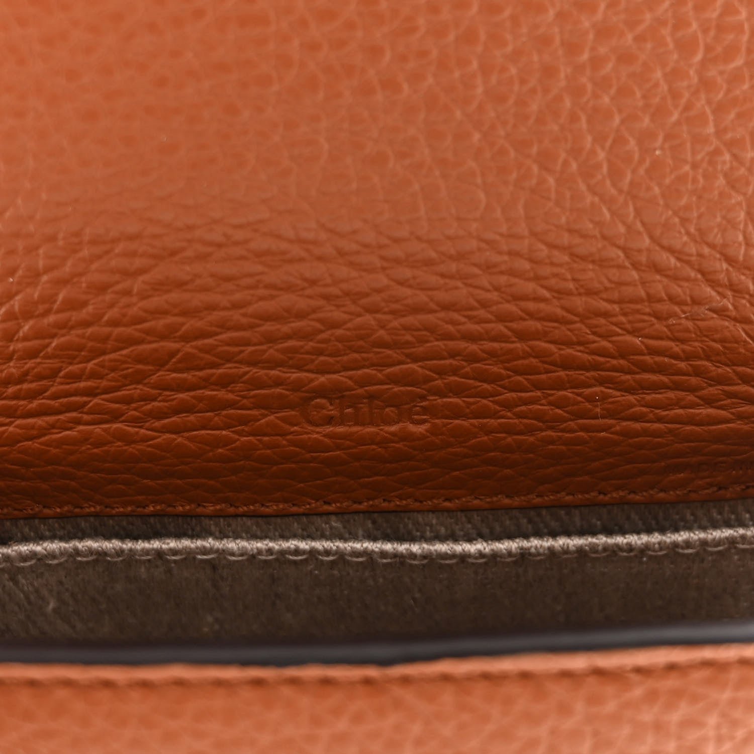 Chloe Calfskin Nano Marcie Saddle Bag Tan 6 of 9