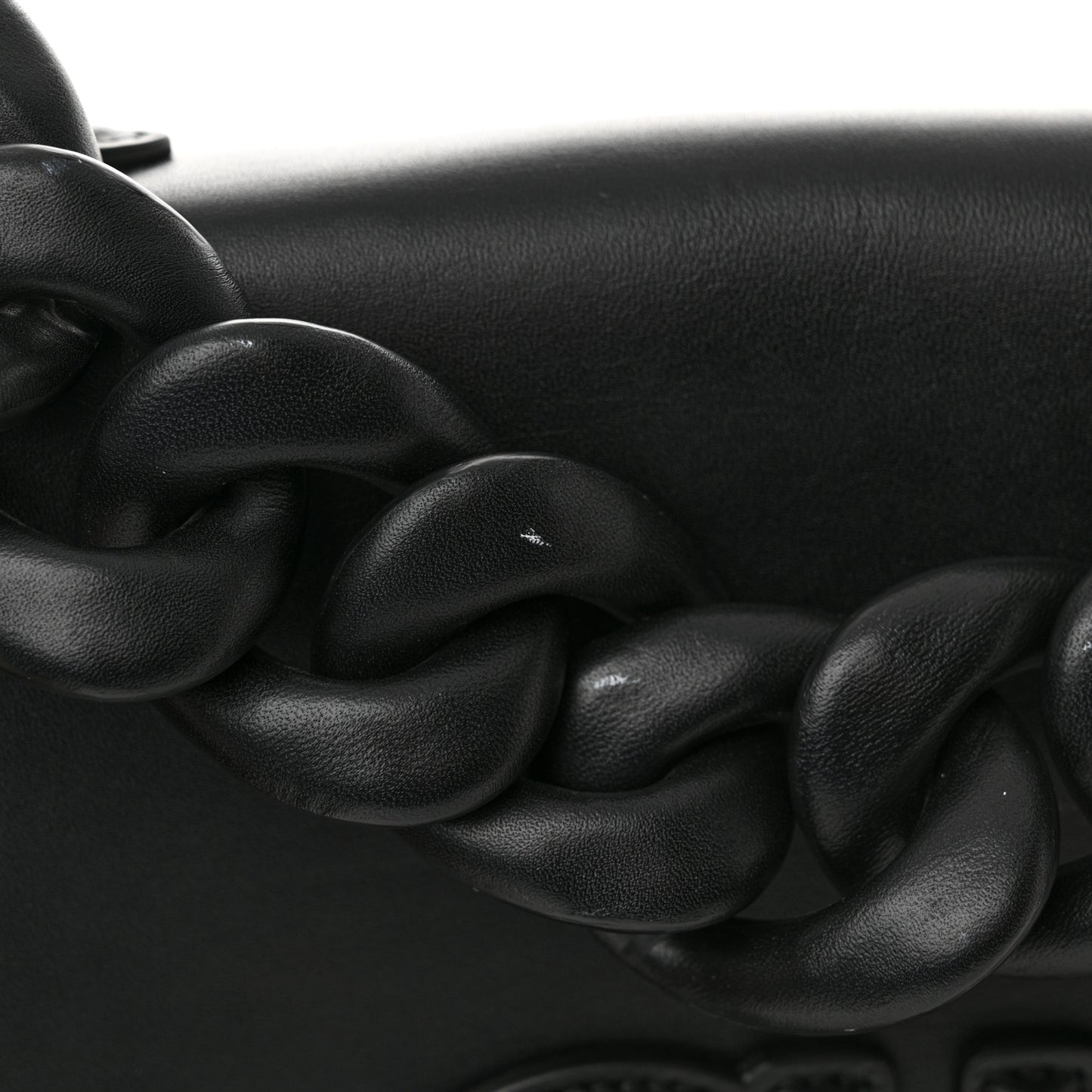 Calfskin Aura Shoulder Bag Black