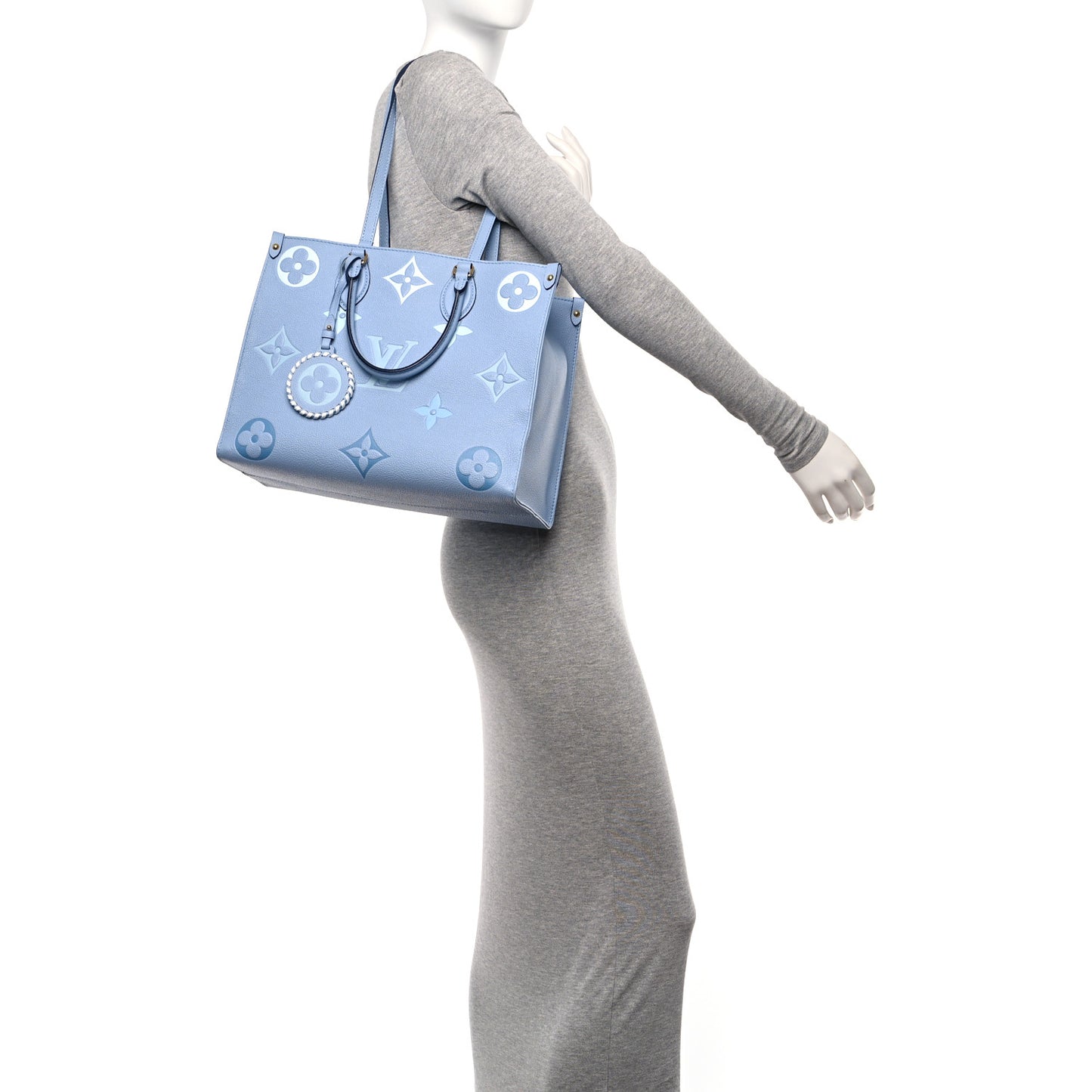 Empreinte Monogram Giant By The Pool Onthego MM Summer Blue