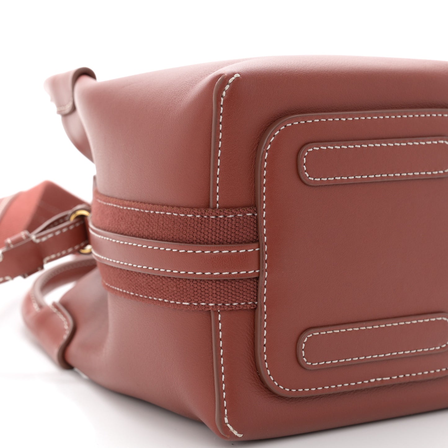 Smooth Calfskin Micro Bale Bag Deep Kummel